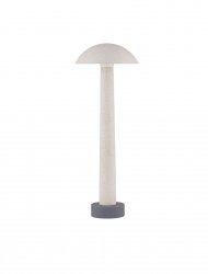 Lampa zewnętrzna do ogrodu stojąca LED biała wykonana z cementu minimalistyczna nowoczesna niska IP65 Luces Exclusivas