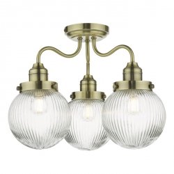 Plafon Sufitowy Vintage Szklane Klosze Kuliste TAMARA TAM5375 DAR LIGHTING