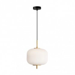 Szklana Lampa Wisząca W Stylu Skandynawskim OLMETO PND-28798A-1-GD-WH ITALUX
