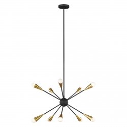 Nowoczesna lampa wisząca Jax Feiss FE-JAX10-MB Czarna 