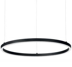 NOWOCZESNA LAMPA WISZĄCA RING LED CZARNY OKRĄG IDEAL LUX 342108 ORACLE SLIM D90 ROUND 2700K