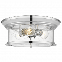 Stylowy designerski srebrny plafon sufitowy WARWICK C03330CH Cosmo Light