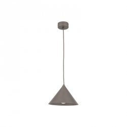 Brązowa lampa wisząca stożkowy klosz minimalistyczna loftowa uniwersalna klasyczna CONO S 11375 TK-LIGHTING