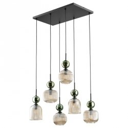 Lampa wisząca wielopunktowa szklane klosze designerska nowoczesna dekoracyjna salonowa SOPHIA 11150 TK-LIGHTING