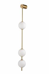Kinkiet LED wiszące szklane kule nowoczesny złoty dekoracyjny klasyczny minimalistyczny uniwersalny BERRY ST-DL-8541 WALL Step Into Design 