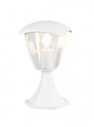 Lampa ogrodowa stojąca latarenka biała aluminium nowoczesna klasyczna uniwersalna minimalistyczna VENTA IP44 563260131 Trio