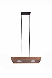 Nowoczesna lampa wisząca belka brązowa Soul 2 zwis Sigma 40917