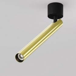 Złoty Reflektor LED MAYTONI FOCUS C141CL-L300-6W3K-BBS Nowoczesna Oprawa Techniczna Spot 