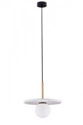 Stylowa lampa wisząca marmur szklany klosz JUANJUI LE44854 Luces Exlusivas