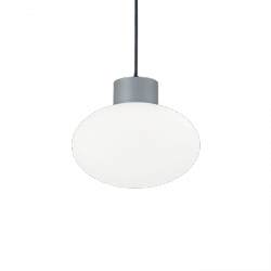 Lampa Wisząca Zewnętrzna Szara CLIO 144238 + 145068 IDEAL LUX
