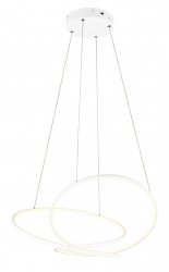 Nowoczesna Dekoracyjna Biała Lampa Wisząca LED DARVIN 349119131 TRIO