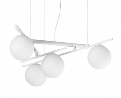 Nowoczesna lampa wisząca biała szklane kule designerska dekoracyjna salonowa ATLAS 352046 IDEAL LUX