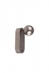 Nowoczesny kinkiet ścienny LED srebrny nowoczesny minimalistyczny aluminiowy MONTANA 68200/06/15 Lucide