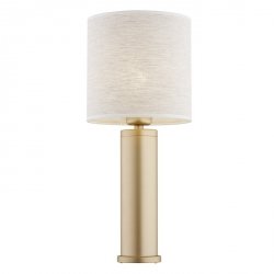 Złota Lampka Stołowa Minimalistyczna Abażurowa RIVA 8315 ARGON