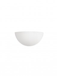 Nowoczesny biały kinkiet gipsowy półokrągły minimalistyczny klasyczny podświetlający ścianę możliwość ściemniania TORENAO LE45569 Luces Exclusivas