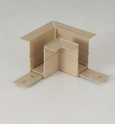 Złącze L beżowe do szynoprzewodu magnetycznego jednofazowego podtynkowego AZZARDO BETA TRACK MAGNETIC 57 230V GIPS1 AZ7328