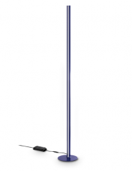 Lampa podłogowa stojąca LED tuba minimalistyczna klasyczna nowoczesna Dorica pt1 blu 366135 Ideal Lux