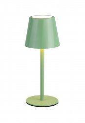 Lampka stołowa nocna LED zielona owalna minimalistyczna klasyczna uniwersalna metalowa ściemnialna DIAZ IP44 R55961149 Rl