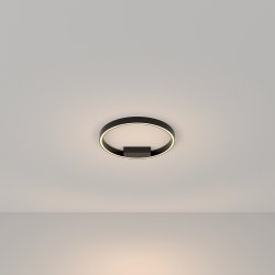 Lampa Sufitowa LED Okrągła Nowoczesna Czarna RIM MAYTONI MOD058CL-L25B3K