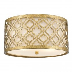 Plafon Arabella 2 źródła światła postarzane złoto orientalna okrągła GN-ARABELLA-F ELSTEAD LIGHTING