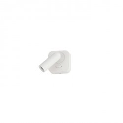 Minimalistyczny Kinkiet Ścienny Nowoczesny LED Biały Z Włącznikiem LUGANO AZ5654 AZZARDO