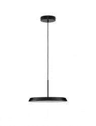 Minimalistyczna lampa wisząca LED okrągła czarna uniwersalna klasyczna do salonu jadalni Luces Exclusivas
