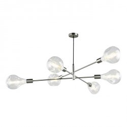 Minimalistyczna Chrom Lampa Wisząca Nowoczesna ALANA ALA0646 DAR LIGHTING