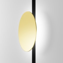 Ścieżka świetlna lampa na szynoprzewodzie okrągła LED minimalistyczna aluminium mosiądz Relax MAYTONI TR107-2-5W3K-BS