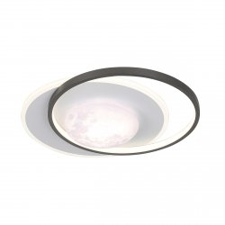 Nowoczesny plafon sufitowy LED 30W okrągły DESULO Italux PLF-02727-S-BK