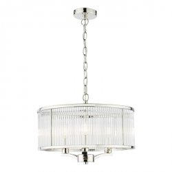 Lampa Wisząca Szklana Glamour EVELYN EVE0338 DAR LIGHTING