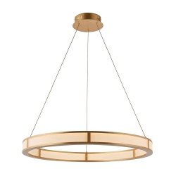 Nowoczesna lampa wisząca LED okrągła złota minimalistyczna uniwersalna Hoop 111334 ENDON 