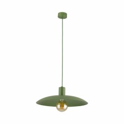 Zielona lampa wisząca ozdobna metalowa industrialna minimalistyczna ASTRA PEAPOD 10713 TK-Lighting 