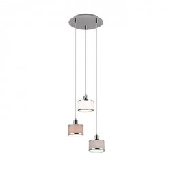 Nowoczesna Lampa Wisząca Srebrna KAPRUN 311630306 TRIO