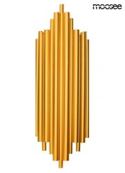 Nowoczesny Złoty Kinkiet Ścienny Art Deco HARMONIC MSE010100304 MOOSEE