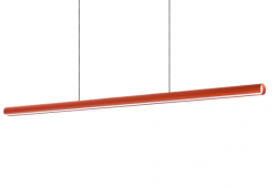 Nowoczesna lampa wisząca LED listwa minimalistyczna klasyczna Dorica sp1 d45 arancione 366418 IDEAL LUX