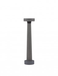 Lampa zewnętrzna do ogrodu stojąca LED szara wykonana z cementu minimalistyczna nowoczesna IP65 Luces Exclusivas