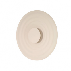 Designerski kinkiet ścienny LED beżowy okrąg RIPPLE WALL 40 AZ6579 Azzardo