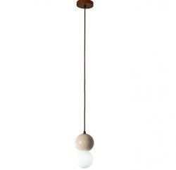 Lampa wisząca Bilo PL0135 Yaskr biały G9