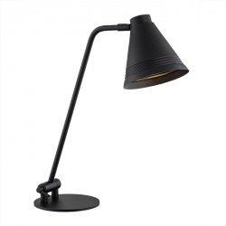 Czarna Lampka Stołowa Vintage AVALONE 8002 ARGON