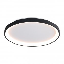 Czarny nowoczesny okrągły plafon led Raden CLN-3151-M-BK