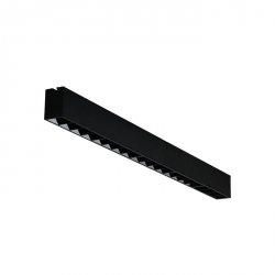 Minimalistyczny Plafon Sufitowy LED Czarny CCT LINELIO 318 AZ5671 AZZARDO