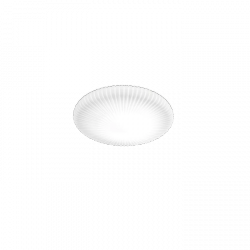 Minimalistyczny Plafon Sufitowy Biały Szklany ATRIUM 265827 IDEAL LUX