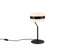 Lampka stołowa nocna LED czarna okrągła designerska nowoczesna ściemnialna DIOS 531410132 Trio