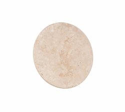 Nowoczesny kinkiet LED z trawertynu okrągły podświetlający ścianę ściemnialny BOBBIN 234510101 Trio