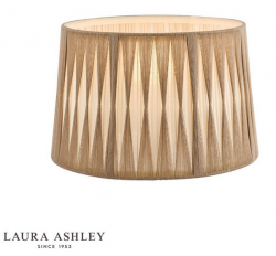 Klosz Abażur 35cm LAURA ASHLEY Gathered Cotton Natural DAR LIGHTING LA3734635-Q (Abażur- Bez Podstawy)