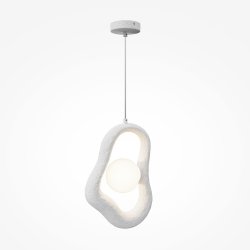   Lampa wisząca designerska nowoczesna metal biała nad stół do jadalni do salonu ozdobna Opus MAYTONI MOD380PL-01W