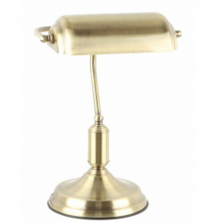 A2048-GLD ROMA LAMPA BIURKOWA MOSIĄDZ/ANTIQUE BRASS