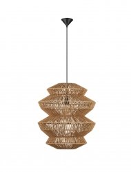 Lampa wisząca pleciona boho rustykalna industrialna nad stół do salonu sypialni ściemnialna Luces Exclusivas 9586643