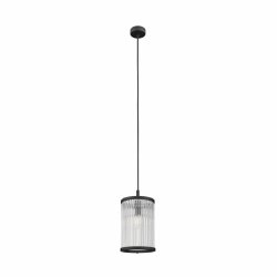 P0528-01F-P7AC SERGIO LAMPA WISZĄCA CZARNA/BLACK