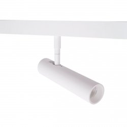 Reflektor do szynoprzewodu magnetycznego LED biała tuba minimalistyczna nowoczesna regulowana On-Off M0033N MAXLIGHT